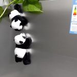 Refrigerator Magnetic Panda Stuffed Toy